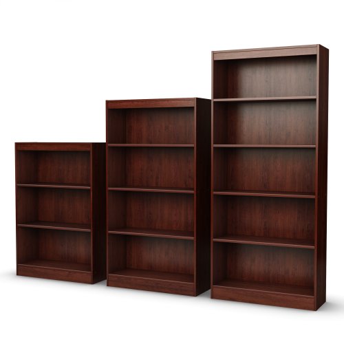 South Shore Axess 3-Shelf Bookcase-Royal Cherry South Shore Axess 3-Shelf Bookcase-Royal Cherry.