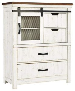 Signature Design By Ashley - Wystfield Four Drawer Chest - White/Brown