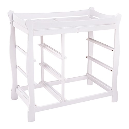 Costzon Baby Changing Table, Newborn Nursery Station w/Pada and Hamper Package deal Dimensions: 37.5 x 19.zero x 37.5 inches