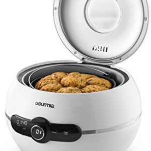 Gourmia One Touch Automatic Cake Maker - Digital LED Control Panel - 13 Baking Presets - Mix & Bake in 1 - Removable Pan & Lid - 520W - Cookbook Included