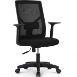 NEO CHAIR Office Chair Computer Desk Chair Gaming - Bulk Business Ergonomic Mid Back Cushion Lumbar Support Wheels Comfortable Black Mesh Racing Seat Adjustable Swivel Rolling Executive