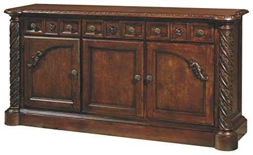 Signature Design By Ashley - North Shore Dining Room Buffet Server - Traditional Style - Dark Brown