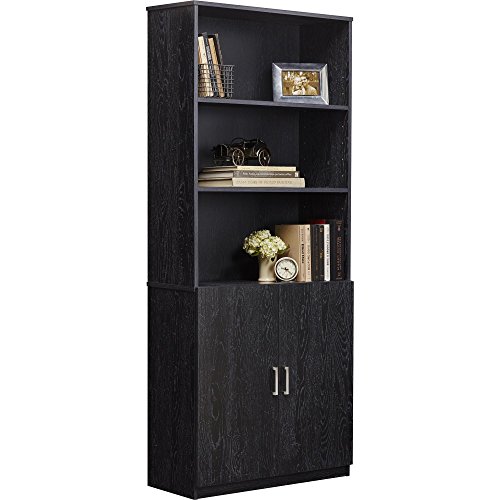 Ameriwood Home Moberly Bookcase with Doors Bundle Dimensions: 12.four x 29.7 x 70.6 inches