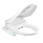 Inus Heated Bidet Toilet Seat, Elongated, Self-Cleaning Stainless Steel Nozzle, Tankless Direct Flow, Instant Heating System, Smart Touch Panel, Adjustable Warm Water and Kids Function. [N21]