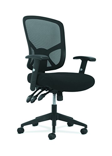 Sadie Customizable Ergonomic High-Back Mesh Task Chair with Arms and Lumbar Support - Ergonomic Computer/Office Chair (HVST121)