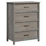 Sauder Cannery Bridge 4-Drawer Chest, Mystic Oak finish