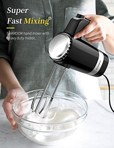 Mixer Highly effective 300W Extremely Energy Handhold Mixer Electrical SHARDOR Hand Mixer Highly effective 300W Extremely Energy Handhold Mixer Electrical Hand Mixers with Turbo Heavy Obligation Motor.