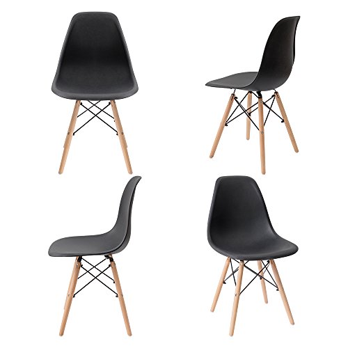 Devoko Modern Dining Chairs Mid Century Pre Assembled DSW Chair Package deal Dimensions: 18.zero x 16.5 x 32.5 inches
