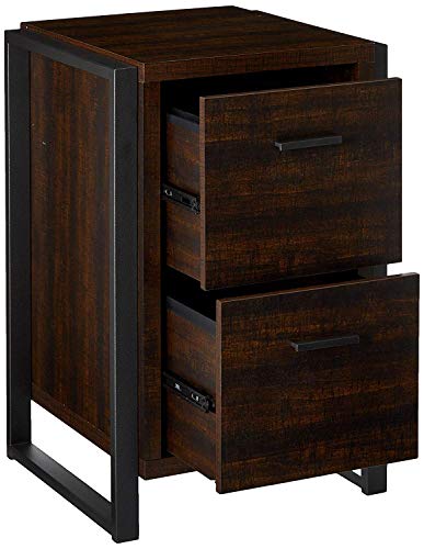 Offex Home Office 2 Drawer Vertical File Storage Cabinet Offex Home Office 2 Drawer Vertical File Storage Cabinet - Dark Chocolate.