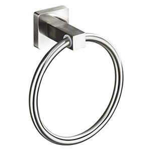 ENJYHZQY Hand Towel Ring Stainless Steel,Bathroom Towel Ring (Brushed Nickel)
