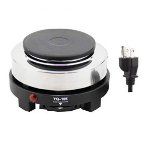Mini Electric Burner Portable Hot Plate Multifunction 500W Home Coffee Tea Water Heater Electric Cooking Plate (110V, US Plug)
