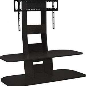 Ameriwood Home Galaxy TV Stand with Mount for TVs up to 65" Wide, Black