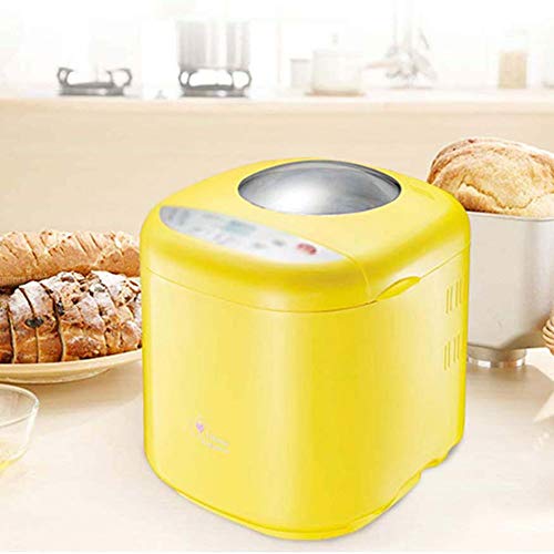 ZNSBH Bread Maker Machine, Automatic Bread Machine with Nut Dispenser Bread Maker with 10 Programmes Cooking Breadmaker Nonstick Ceramic Pan 3 Loaf Sizes & 3 Colors Gluten Free Whole Wheat