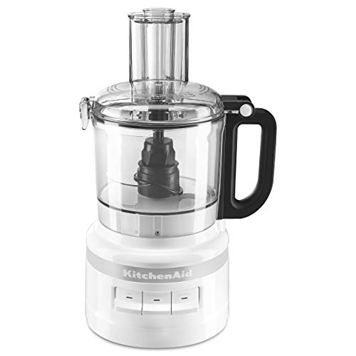 KitchenAid KFP0718WH Easy Store Food Processor, 7 Cup, White