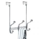 iDesign Formbu Stainless Steel Wall Mount Mail and Key Rack - 11.25" x 2.5" x 4.5", Brushed/Espresso
