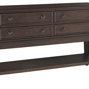 Signature Design by Ashley - Adinton Dining Room Buffet Server - Traditional Style - Brown