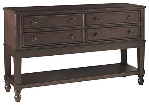 Signature Design by Ashley - Adinton Dining Room Buffet Server - Traditional Style - Brown