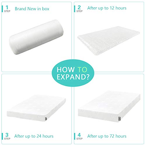 Dourxi Crib and Toddler Mattress - Ideal Breathable and Quiet Foam Mattress Dourxi Crib and Toddler Mattress - Superb Breathable &amp; Quiet Foam Mattress Airflow Sleep Floor with Detachable Washable Outer Cowl, Light-weight Crib Mattress.