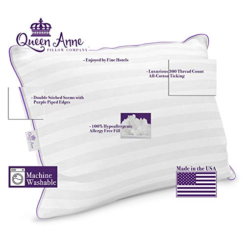 Set of Two Queen Size Pillows for Sleeping, Bed Pillows 2 Pack Set of Two Queen Measurement Pillows for Sleeping, Mattress Pillows 2 Pack - Luxurious Resort High quality Pillow, Down Various Hypoallergenic Pillows for Again, Abdomen, and Aspect Sleepers (Queen Measurement Delicate 20”x30”).