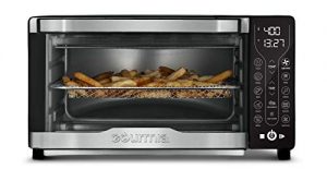Gourmia GTF7355 12-in-1 Multi-function Digital Air Fryer Oven - 12 Cooking Presets - Dehydrate Mode - Fry Basket, Oven Rack, Baking Pan & Crumb Tray, Included + Recipe Book