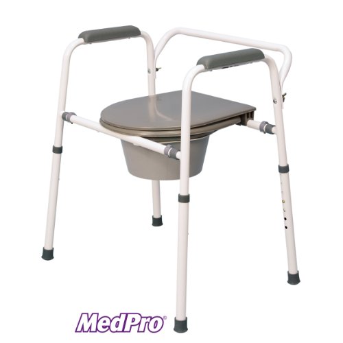 MedPro Homecare Commode Chair with Adjustable Height MedPro Homecare Commode Chair with Adjustable Height.