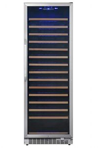 EdgeStar CWR1662SZ 24 Inch Wide 151 Bottle Capacity Free Standing Single Zone Wine Cooler with Even Cooling Technology