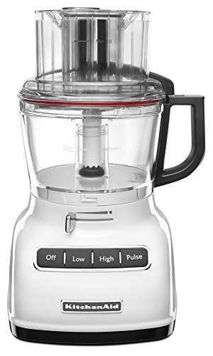 KitchenAid KFP0933WH 9-Cup Food Processor with Exact Slice System - White