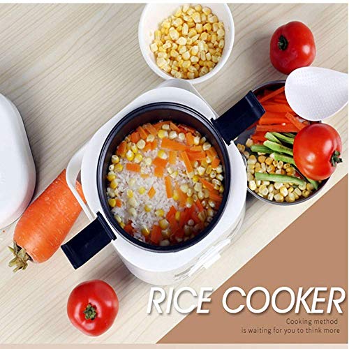 IronRen 1.2L Mini Rice Cooker, Electric Lunch Box, Travel Rice Cooker Small Package deal Dimensions: 6.Three x 6.Three x 7.9 inches
