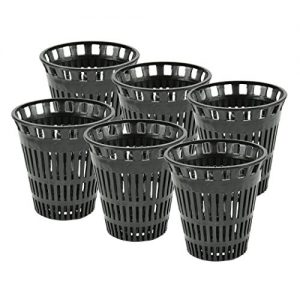 Danco 10739P Catcher Replacement Baskets for Stand-Alone Shower Trap | Hair Drain Clog Prevention, Pack of 6, Black