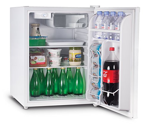 Commercial Cool Compact Single Door Refrigerator and Freezer Industrial Cool CCR26W Compact Single Door Fridge and Freezer, 2.6 Cu. Ft. Mini Fridge, White.