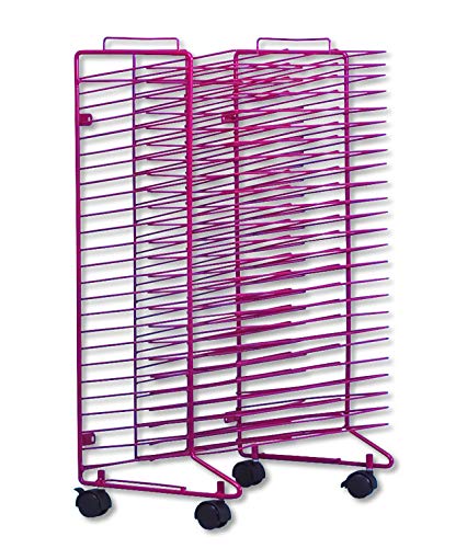 Sax Stack-a-Rack Drying Rack, Red, Powder Coated, 30 x 21 x 17 Inches - 408117