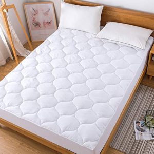 Decroom Cool Mattress Pad Twin,Down Alternative Quilted Mattress Protector, Breathable Fitted Sheet Matress Cover,Twin