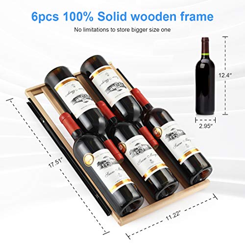 Colzer Upgrade 15 Inch Wine Cooler Refrigerators Colzer Improve 15 Inch Wine Cooler Fridges, 32 Bottle Constructed-in or Freestanding Fridge with Stainless Metal, Digital Temperature Management Display screen.