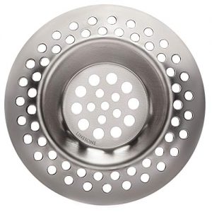 Lines One Portable Steel Hair Catcher, Standard Strainer Drain Protector from Clog for Bathroom, Kitchen, Shower 3 inches