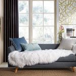 Ashler Soft Faux Sheepskin Fur Chair Couch Cover White Area Rug for Bedroom Floor Sofa Living Room 2 x 6 Feet