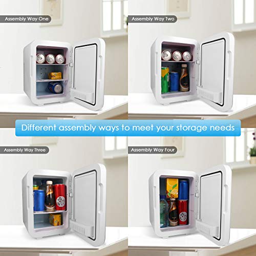 Stay Chilled or Cozy Anywhere with the 12-Liter Mini Fridge – Cooler and Hotter Adaptive Cooling and Heating: This versatile mini fridge is your all-in-one solution, equipped with both cooling and heating functions. It adapts to your needs, keeping your drinks icy cold in the summer and your food warm and comforting in the winter. Elevate your refreshment game with the 12-Liter Mini Fridge – Cooler and Hotter. With its adaptive cooling and heating modes, ample capacity, portability, and whisper-quiet operation, it's the ultimate companion for homes, offices, cars, and dorms. Enjoy your preferred temperature for drinks and snacks, no matter the season or location.