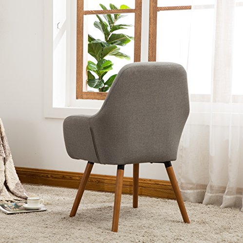 Roundhill Furniture Tuchico Contemporary Fabric Accent Chair, Gray Package deal Dimensions: 22.5 x 25.5 x 36.zero inches