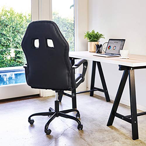 Office Chair PC Gaming Chair Desk Chair Ergonomic PU Leather Executive Computer Bundle Dimensions: 25.zero x 24.zero x 45.zero inches