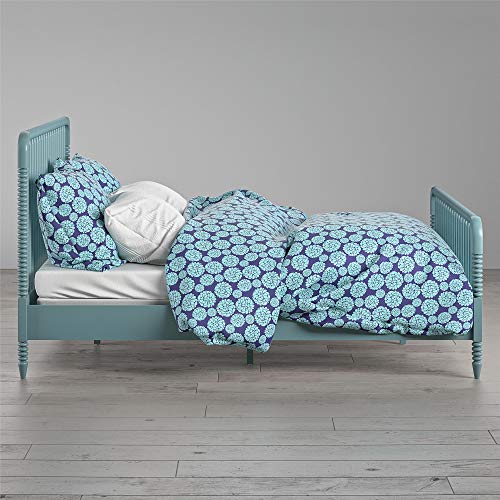 Little Seeds Rowan Valley Linden Kids’ Full Size Teal Bedframe Platform, Package deal Dimensions: 77.eight x 58.9 x 41.three inches