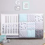 The Peanutshell Giraffe Crib Bedding Set for a Boy, Girl and Unisex Nursery - Baby Quilt, Fitted Crib Sheet, Crib Skirt Included