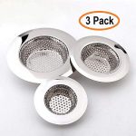 Teklingo Hair Catcher Shower Drain(3 Pack), Bathtub Drain Cover, Sink Tub Drain Stopper, Sink Strainer for Kitchen and Bathroom, Hair Stopper for Bathtub Drain Cover Size from 2.13'' to 4.5''.