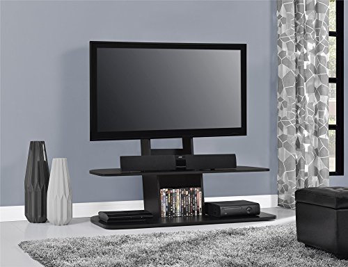Ameriwood Home Galaxy TV Stand with Mount for TVs Guarantee: 1 12 months restricted guarantee.