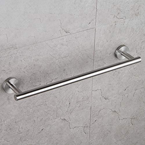 GERZ Bathroom Towel Bar 18-Inch Brushed Stainless Steel Towel Bar GERZ Bathroom Towel Bar 18-Inch Brushed Stainless Steel Towel Bar Contemporary Style Wall Mount for Bath Kitchen.