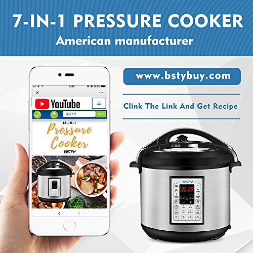 BSTY Electric Pressure Cooker with 13-in-1 Cooking Functions a Must ...