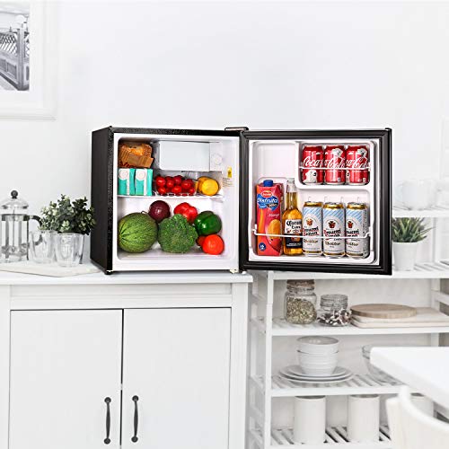  Safeplus Compact Refrigerator, 3.4 cu ft. Unit Cold-rolled  Sheet Mini Refrigerator with freezer, Dorm fridge with Adjustable Removable  Shelves,White : Appliances