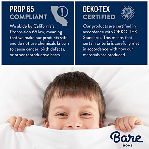 Bare Home Premium 1800 Ultra-Soft Kids Microfiber Pillowcase Set Naked House Premium 1800 Extremely-Smooth Youngsters Microfiber Pillowcase Set - Double Brushed - Hypoallergenic - Wrinkle Resistant (Normal Pillowcase Set of two, White).