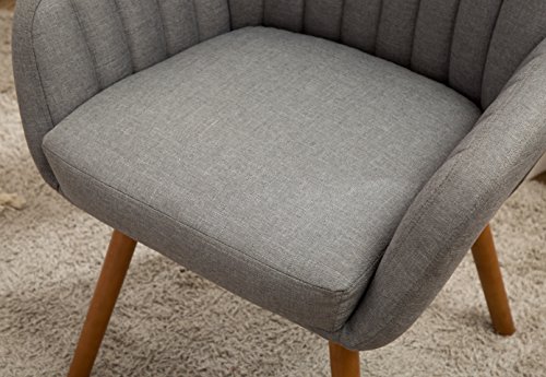 Roundhill Furniture Tuchico Contemporary Fabric Accent Chair, Gray Package deal Dimensions: 22.5 x 25.5 x 36.zero inches