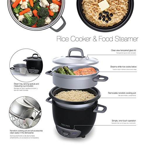 Aroma Housewares 6-Cup (Cooked) Pot-Style Rice Cooker and Food Steamer Launch Date: 2011-05-26T00:00:01Z