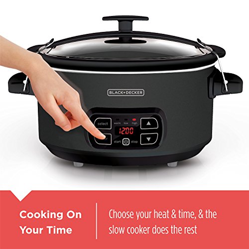 BLACK+DECKER 7-Quart Digital Slow Cooker with Chalkboard Surface Guarantee: 2 yr restricted guarantee.