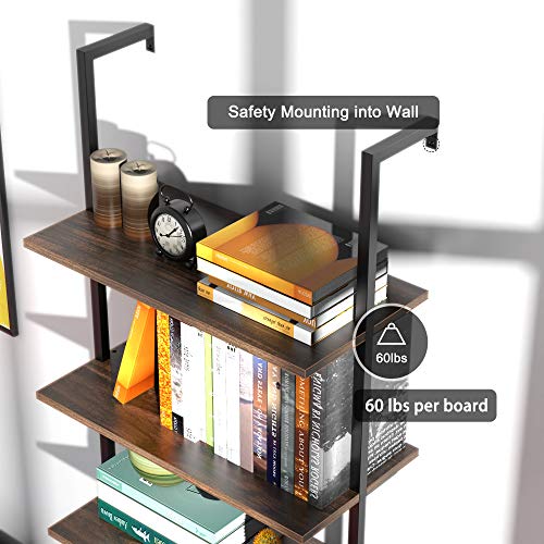 UVII Industrial Ladder Shelf with Drawers, 3 Tier Open Shelf Storage Rack Shelves Bundle Dimensions: 23.6 x 11.Eight x 70.9 inches